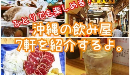 ひとりでも楽しめる！沖縄のおすすめ飲み屋を7軒紹介するよ(・∀・)