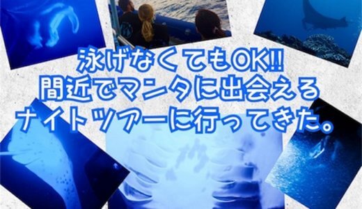 泳げなくてもOK‼間近でマンタに会えるナイトツアー@ハワイ島に行ってきたよ。